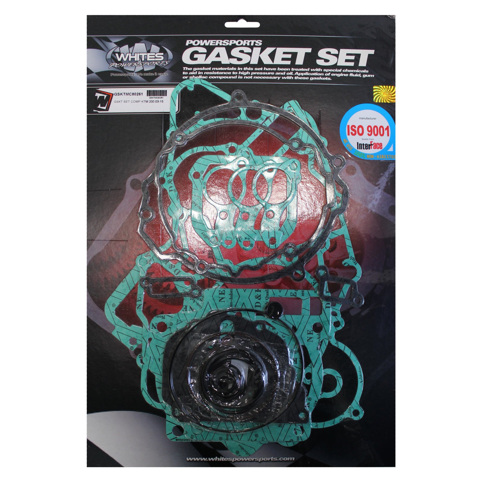New WHITES Complete Gasket Set For KTM 200 2003-2015 #GSKTMC80261