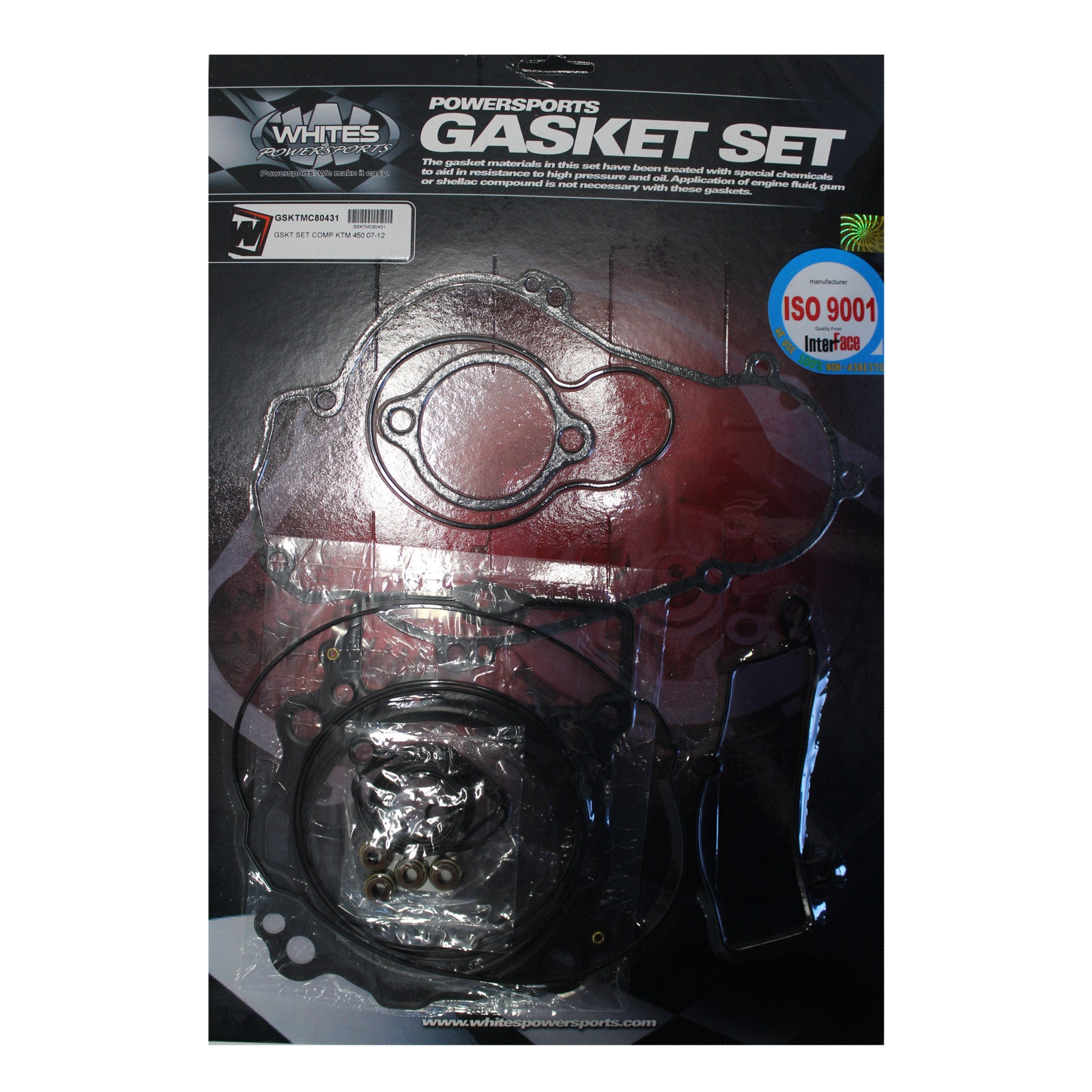 New WHITES Complete Gasket Set For KTM 450 2007-2012 #GSKTMC80431