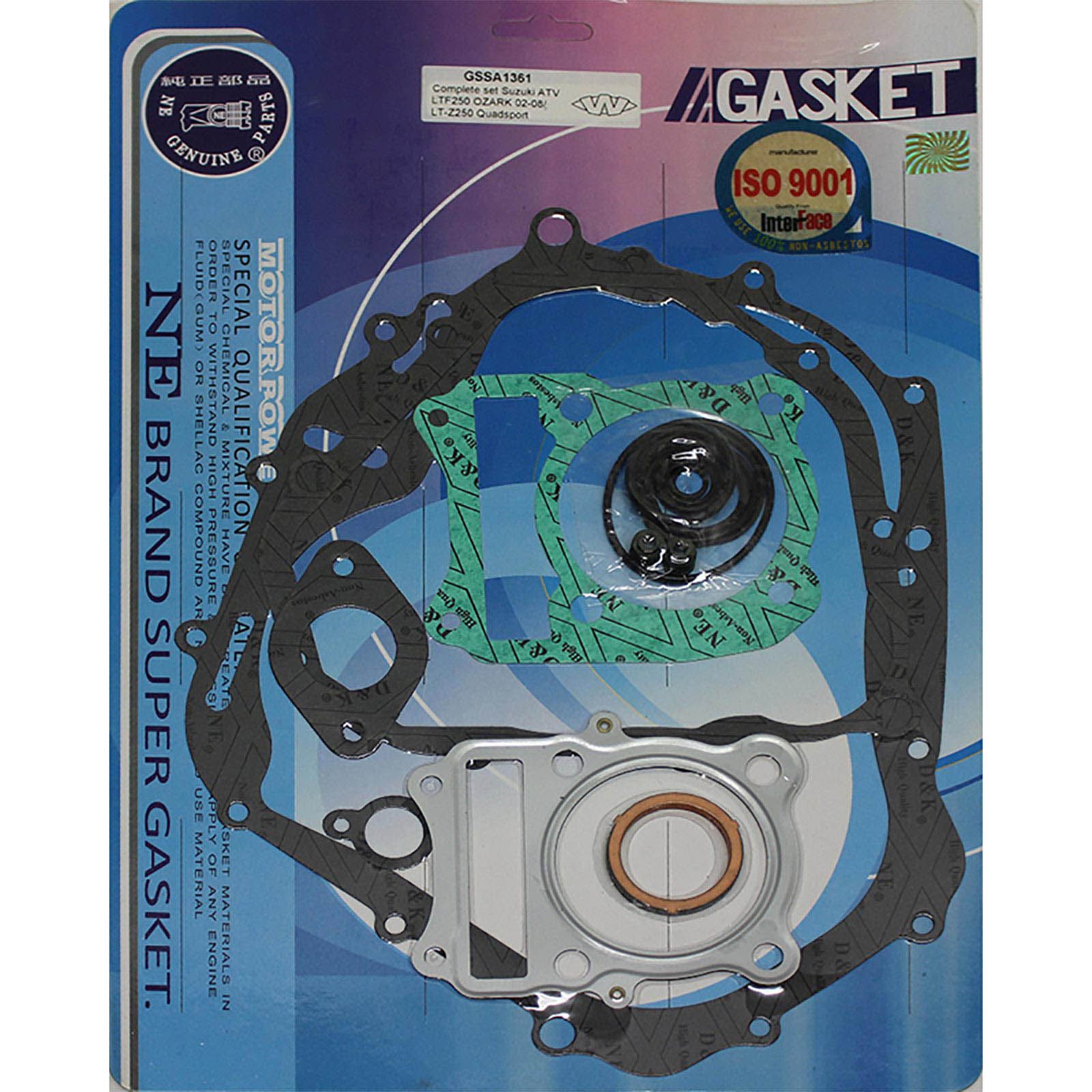 New WHITES Engine Complete Gasket Set For Suzuki LT-F250 02-12/LT-Z250 #GSSA1361