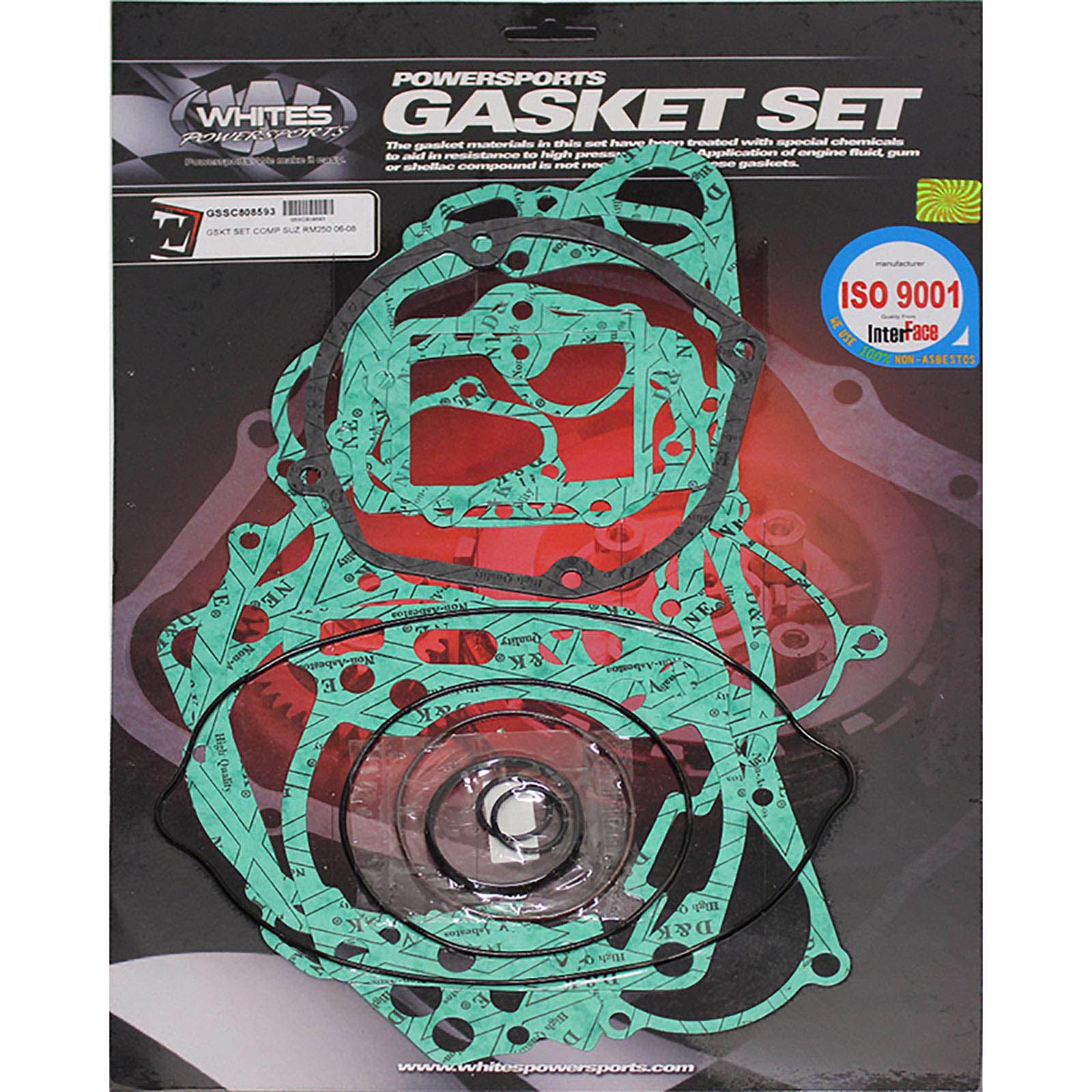 New WHITES Engine Complete Gasket Set For Suzuki RM250 2006-2008 #GSSC808593