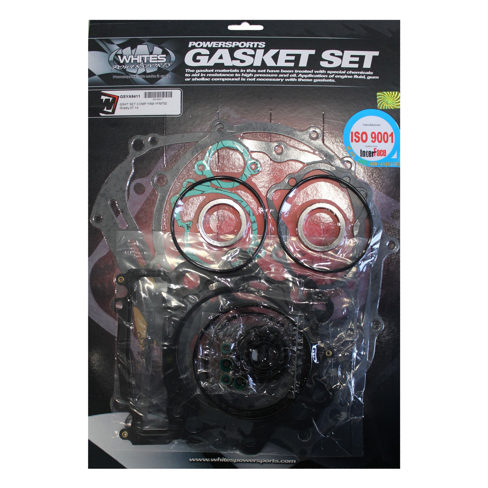 New WHITES Complete Gasket Set For Yamaha YFM700 Grizzly 2007-2014 #GSYA9411