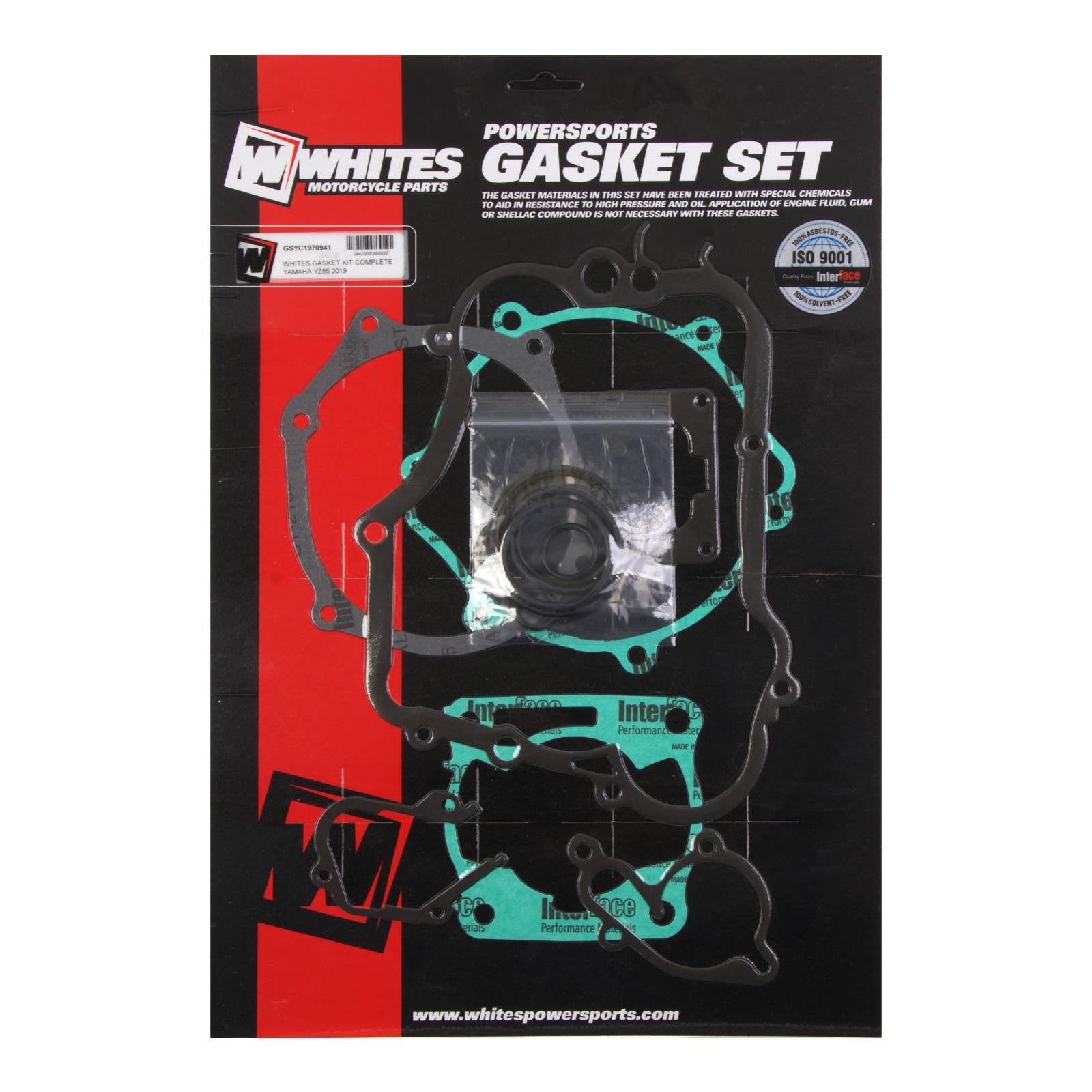 New WHITES GASKET KIT COMPLETE Yamaha YZ85 2019 #GSYC1970941