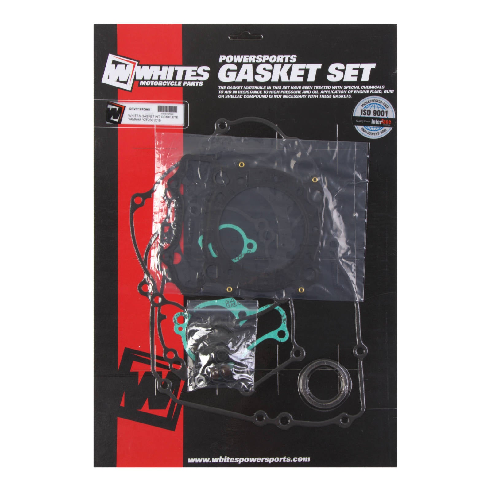 New WHITES GASKET KIT COMPLETE Yamaha YZF250 2019 #GSYC1970961