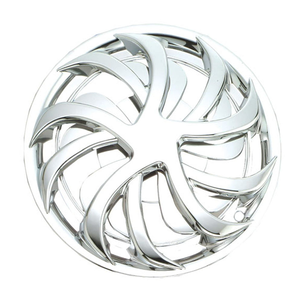 New GEAR-X Chrome Spinner Single SPINNING, VIPER Wheel Cover 14'' GXS12C-14-1