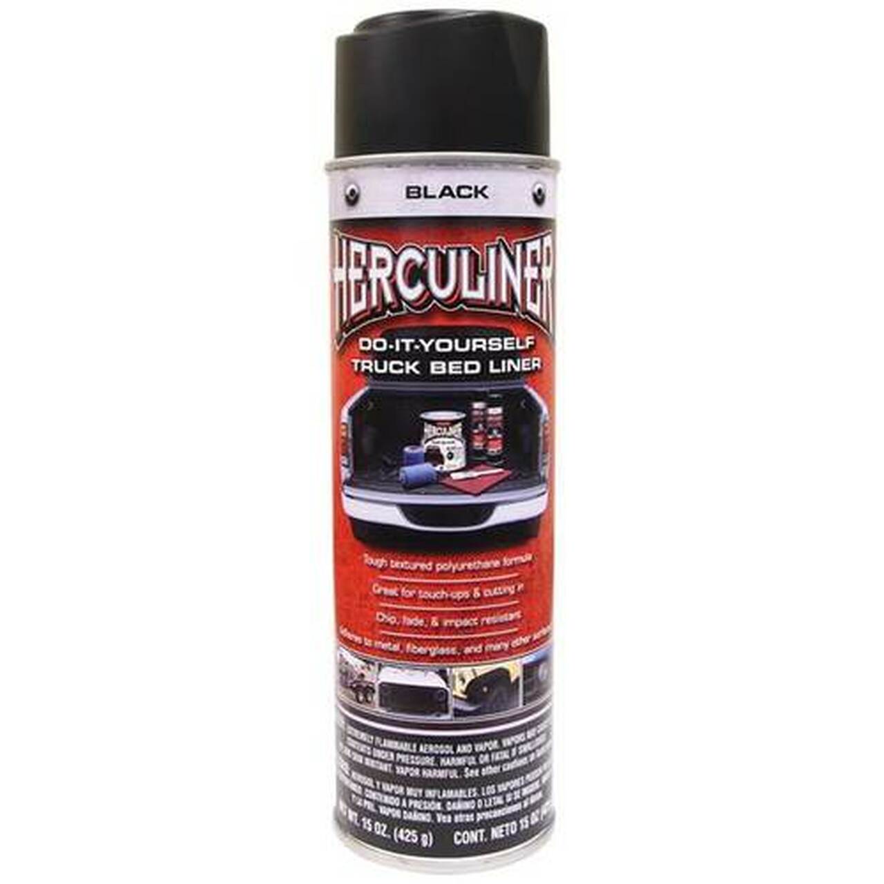 New J-B WELD Herculiner Aerosol Truck Bed Liner Black 443ml HALB15 | Australian Moto Spares