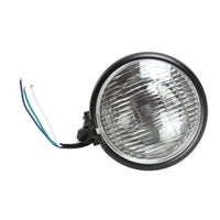 New WHITES Headlight Bates 5 3/4 BTM MNT H4 60/55W - Black #HDHLBATESB