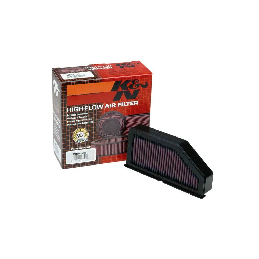 New K&N Air Filter For BMW K1200 RS, K1200 GT, K1200 LT KBM-1299