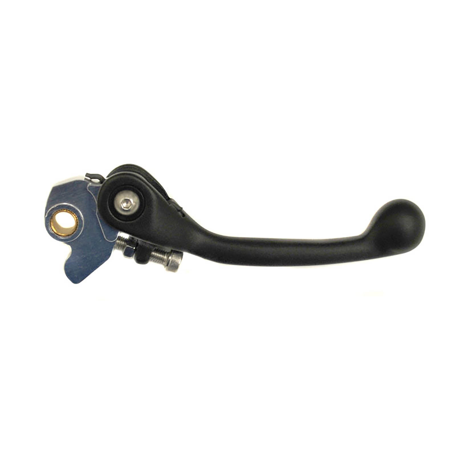 New WHITES Folding Brake Lever YZ/YZF, RM/RMZ, KX/KXF - Black #LBF002K