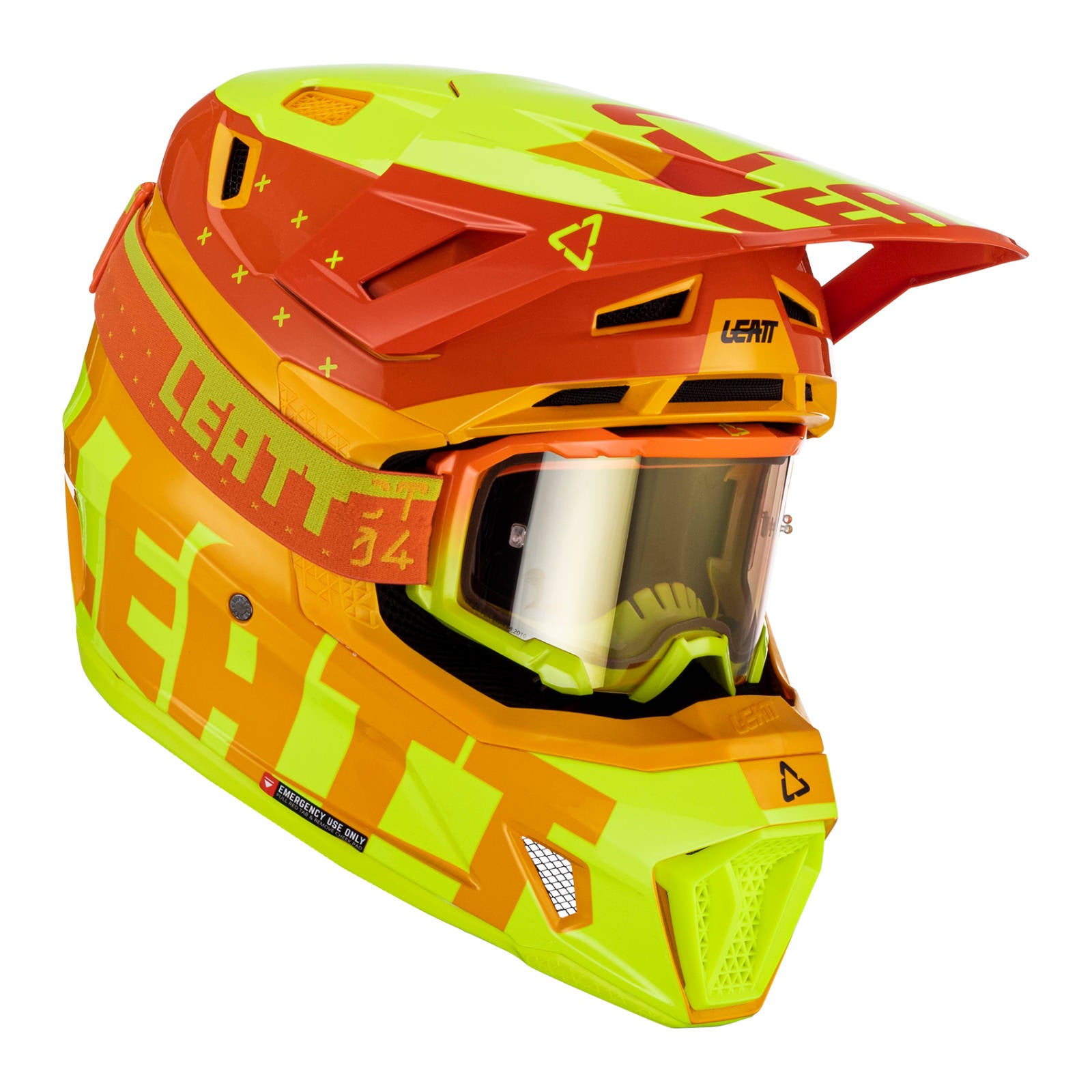 New LEATT 7.5 Helmet Kit - Citrus (S) #LE1023010701
