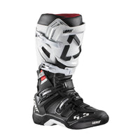 New LEATT 5.5 Flexlock GPX Off Road Boot - White / Black #LE3020002122