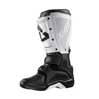New LEATT 5.5 Flexlock GPX Off Road Boot - White / Black #LE3020002122