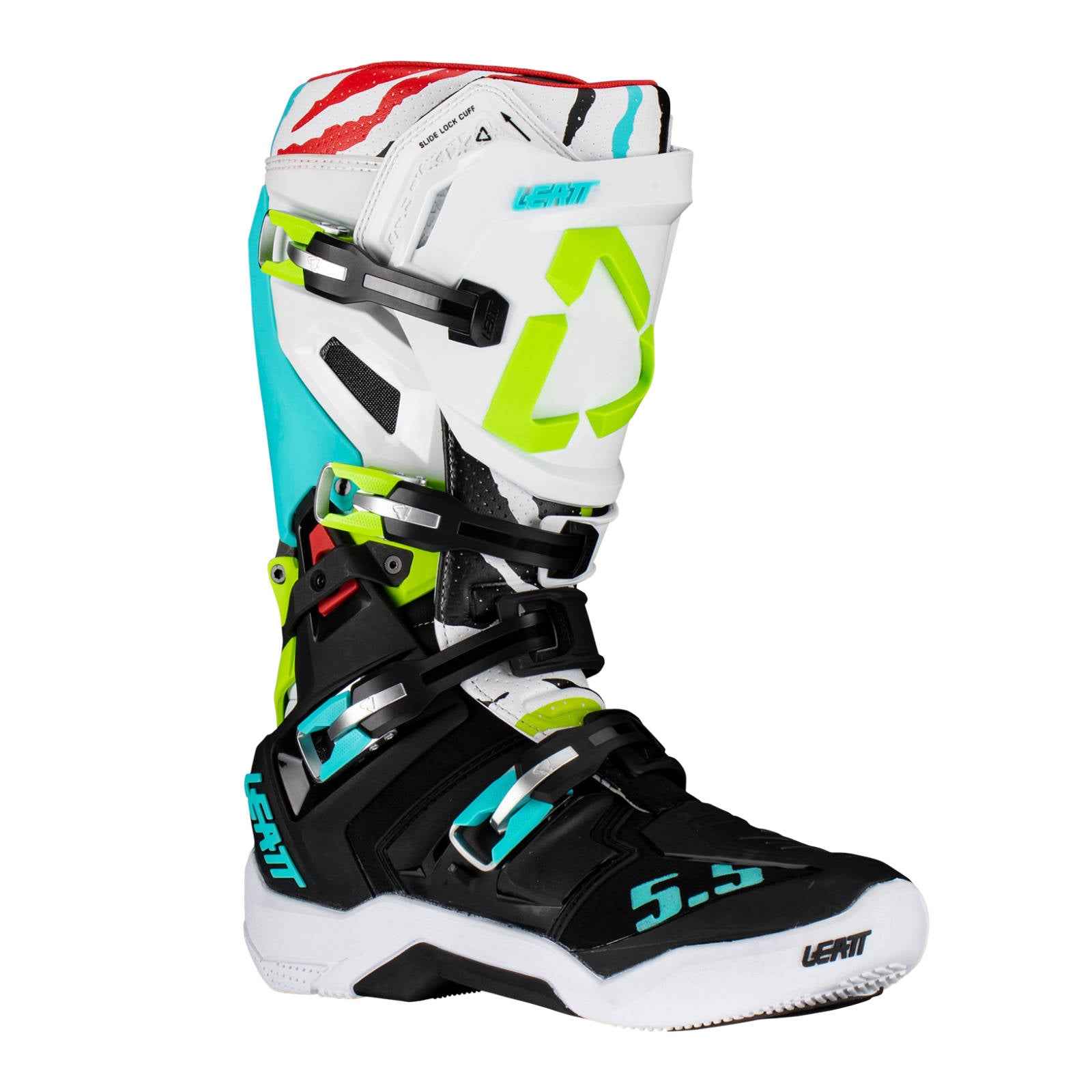 New LEATT 5.5 Flexlock Off Road Boot - Tiger #LE3023050254