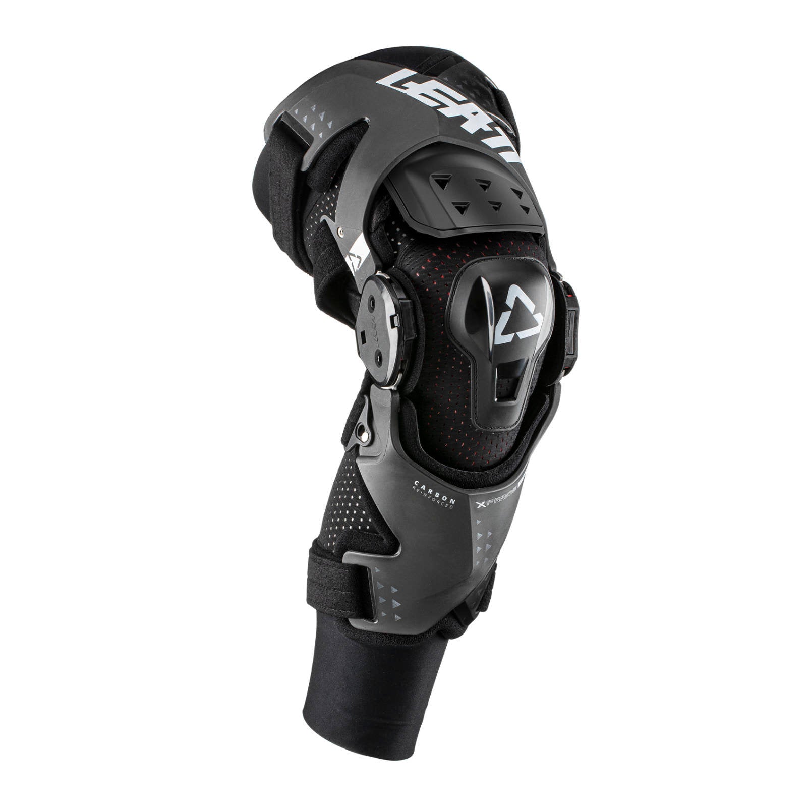 New LEATT X-Frame Hybrid Knee Brace Pair - Black (2XL) #LE5021200104
