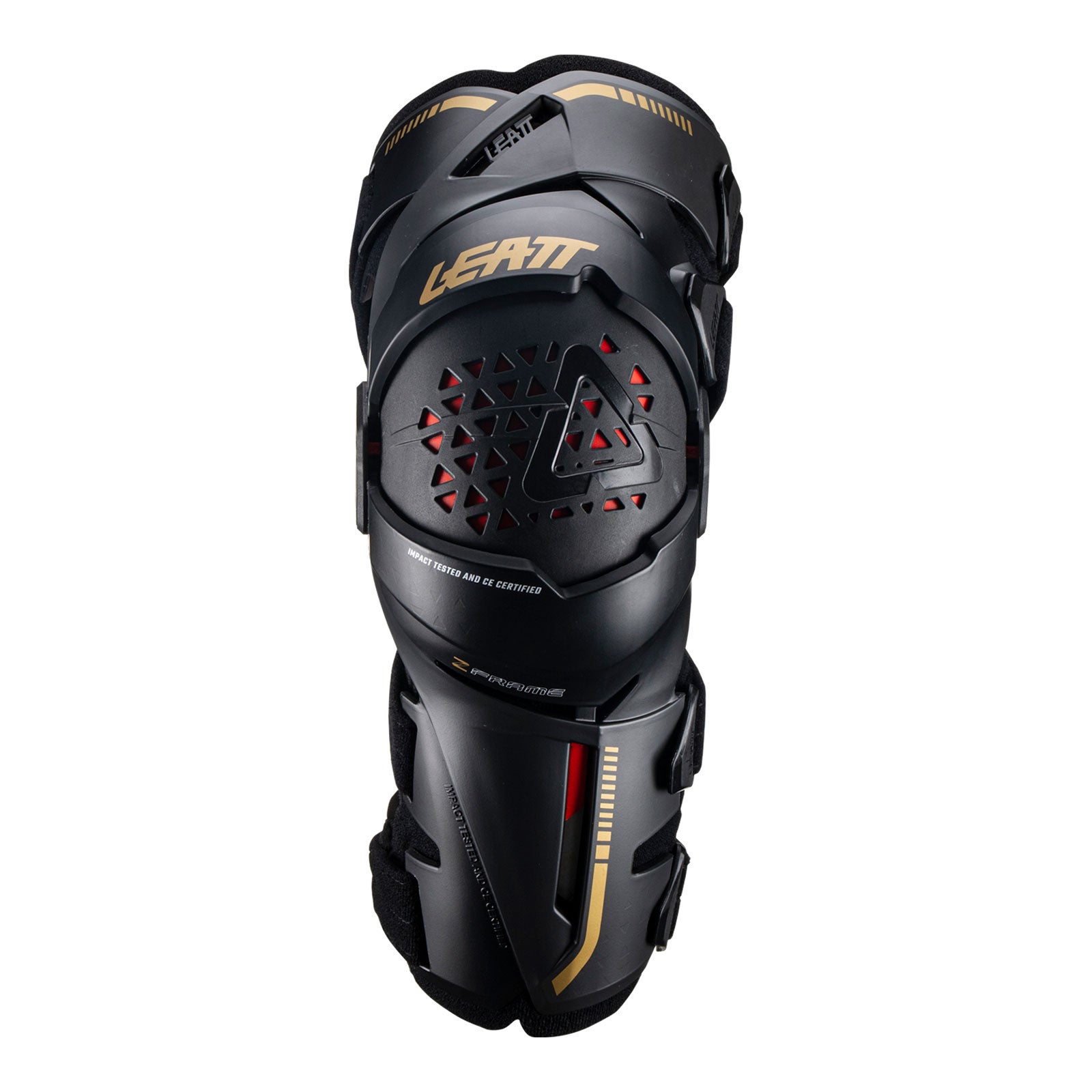 New LEATT Z-Frame Knee Brace Pair - Black - Medium #LE5022121901