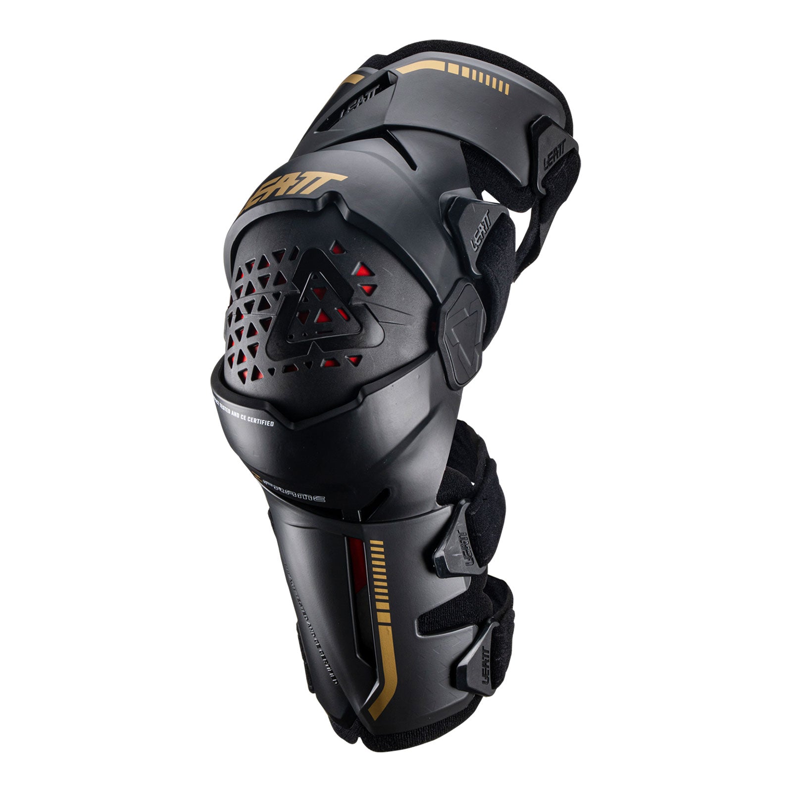 New LEATT Z-Frame Knee Brace Pair - Black - Medium #LE5022121901