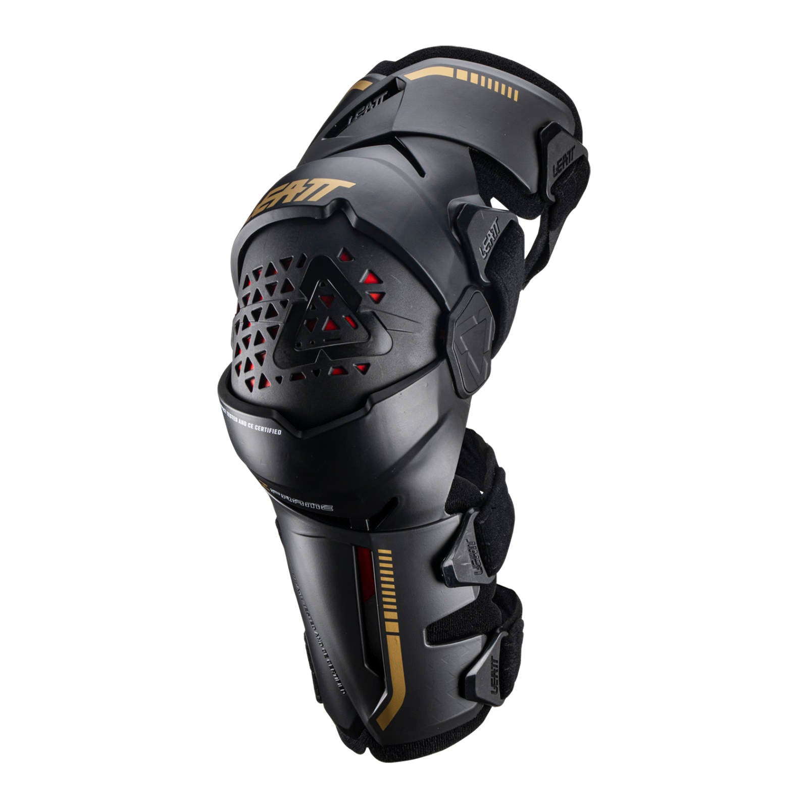 New LEATT Z-Frame Knee Brace Pair - Black - Large #LE5022121902