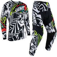 New LEATT Off-Road 2023 3.5 Mini Ride Kit - Zebra (XS) #LE5023033101