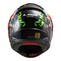 New LS2 FF353 Rapid Happy Helmet - Black / Red (XS) #LS2FF353HAPPYXS