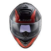 New LS2 Ff800 Storm Classy Helmet - Black / Red (3XL) LS2FF800CLASBKR3XL