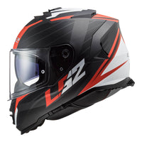 New LS2 Ff800 Storm Nerve Helmet - Matte Black / Red (2XL) LS2FF800NERVBLKRD2XL