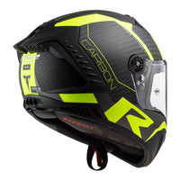 New LS2 FF805C Thunder Carbon Helmet - Hi-Vis / Yellow (M) #LS2FF805BLKHVY6KM