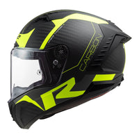 New LS2 FF805C Thunder Carbon Helmet - Hi-Vis / Yellow (XS) #LS2FF805BLKHVY6KXS
