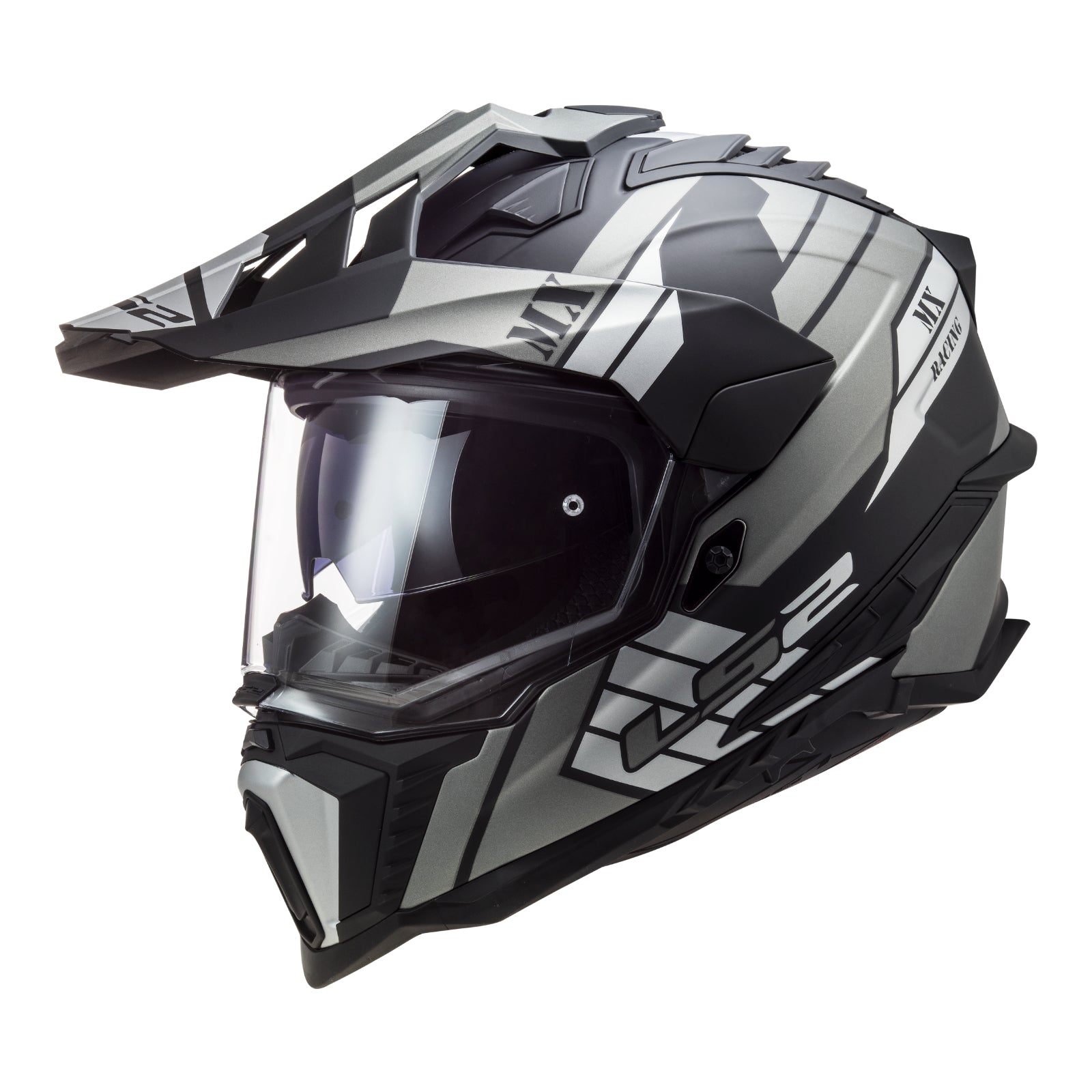 New LS2 Explorer Atlantis - Matte Titanium (2XL) #LS2MX701ATLMATT2XL