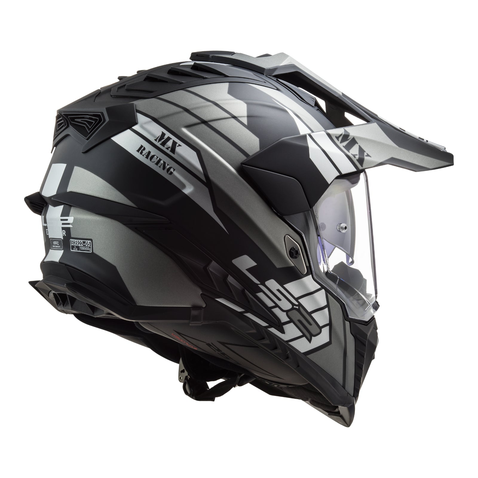 New LS2 Explorer Atlantis - Matte Titanium (L) #LS2MX701ATLMATTL