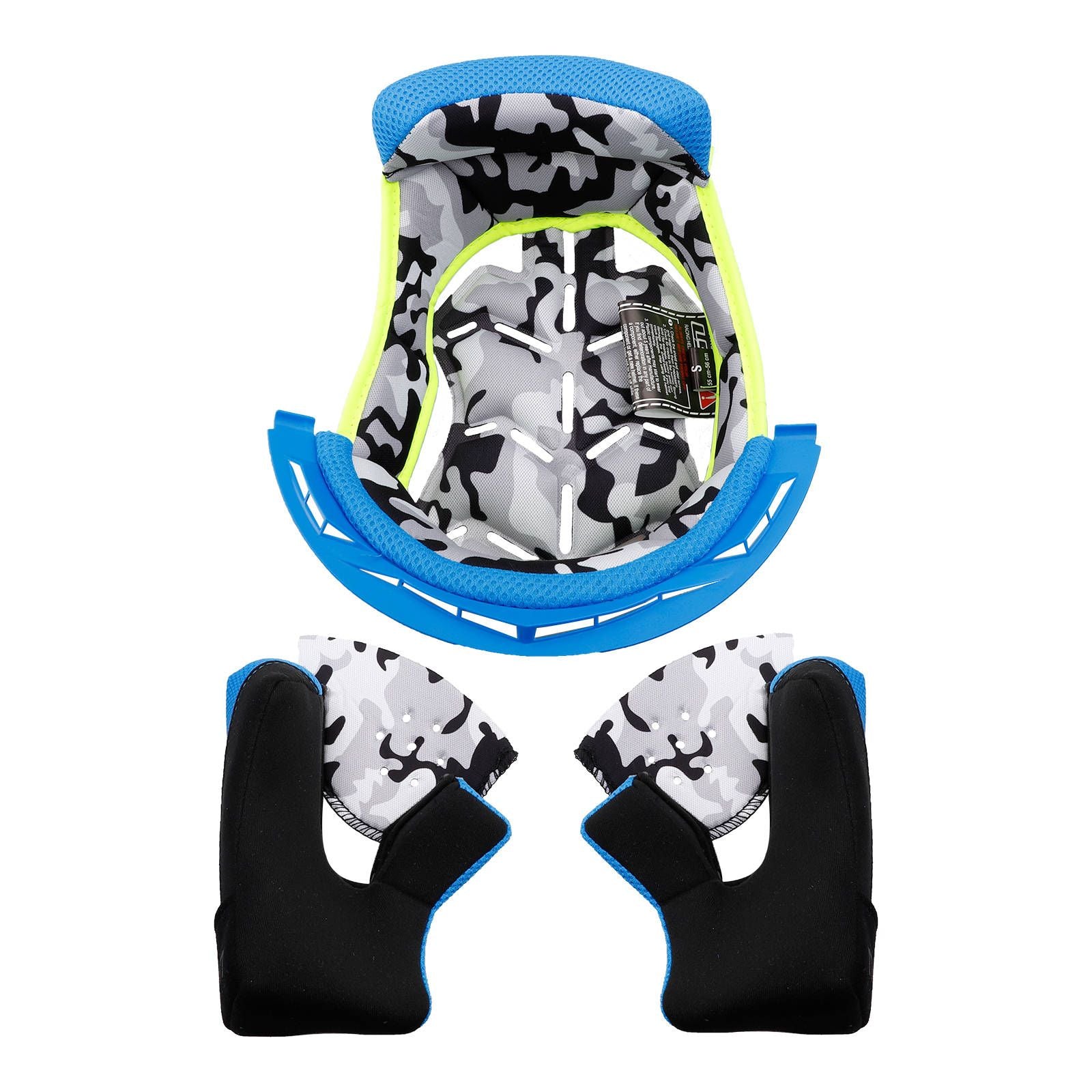 New LS2 MX437 Fast EVO Helmet Liner - Blue Medium #LS2Z800437LNR06M