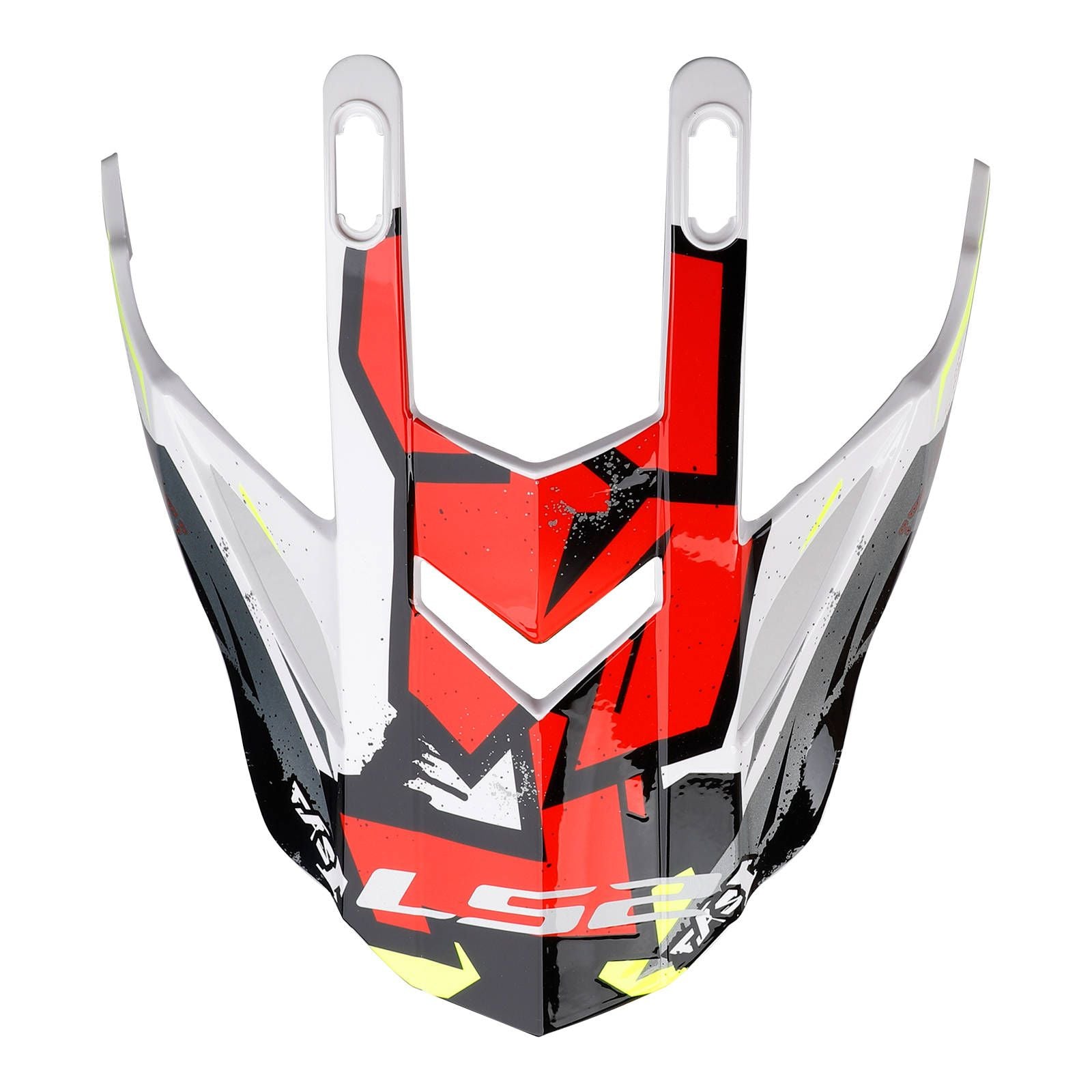 New LS2 MX437 Fast Evo Helmet Peak Crusher Black Red #LS2Z800437PEK27