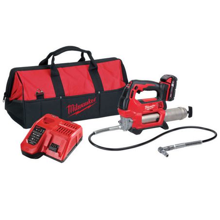 New Milwaukee M18 Cordless 2-Speed Grease Gun Kit 18v 1y Warranty - M18GG-201B