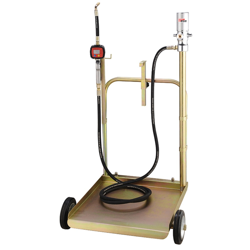 New Workshop Drum Pump, Trolley and digital oil gun - 1/2