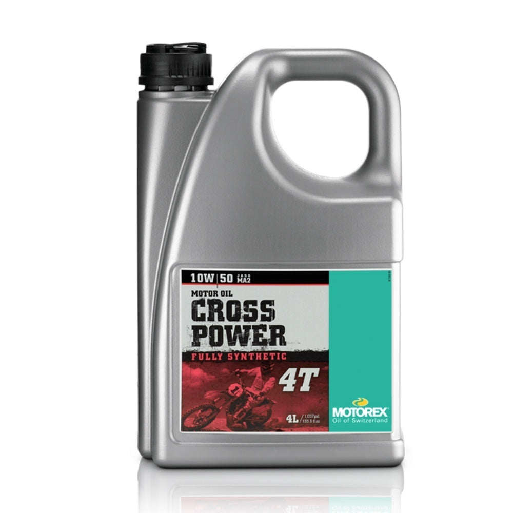 New MOTOREX 4 Stroke Oil Cross Power 4T 10W50 - 4 Litre MCP4T4