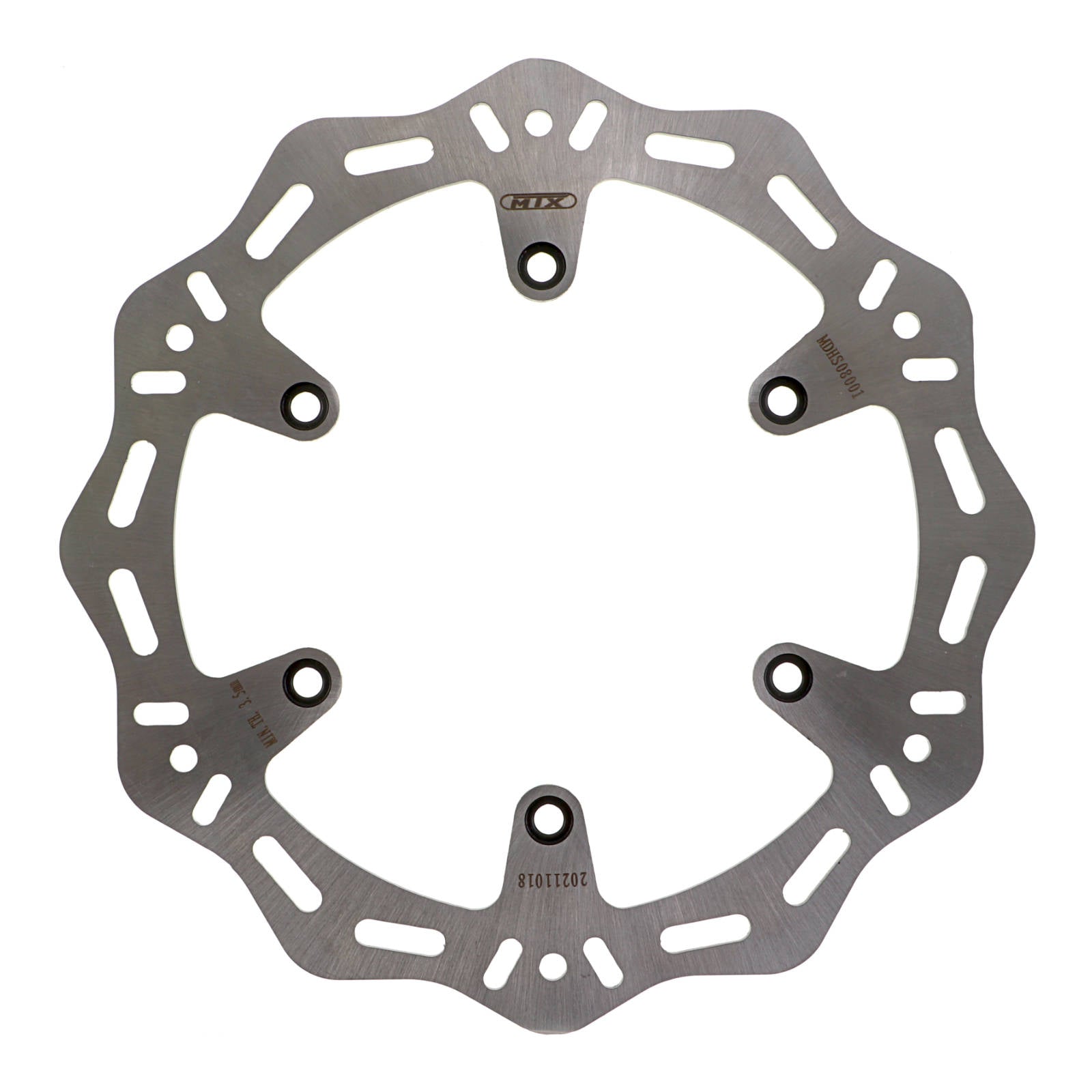 New MTX Hornet Brake Disc Rotor Solid Wave Type - Rear #MDHS08001