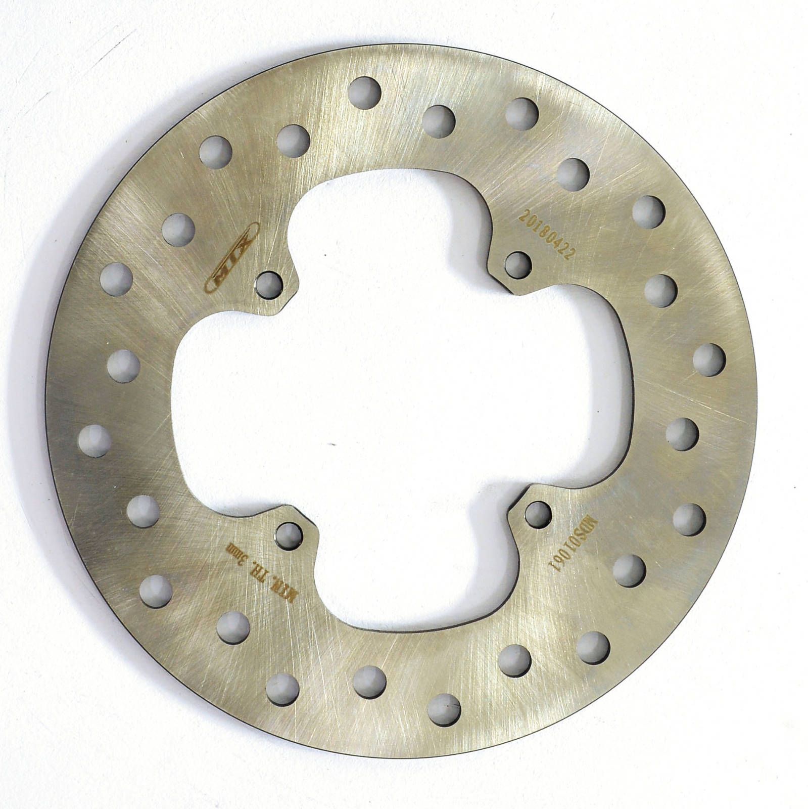 New MTX Brake Disc Rotor Solid Type - Rear #MDS01061 | Australian Moto Spares