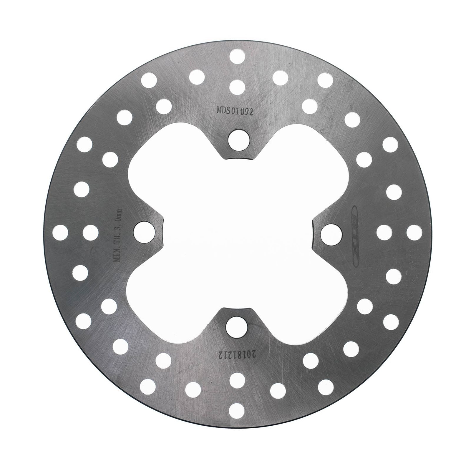 New MTX BRAKE ROTOR SOLID TYPE - FRONT MDS01092 | Australian Moto Spares