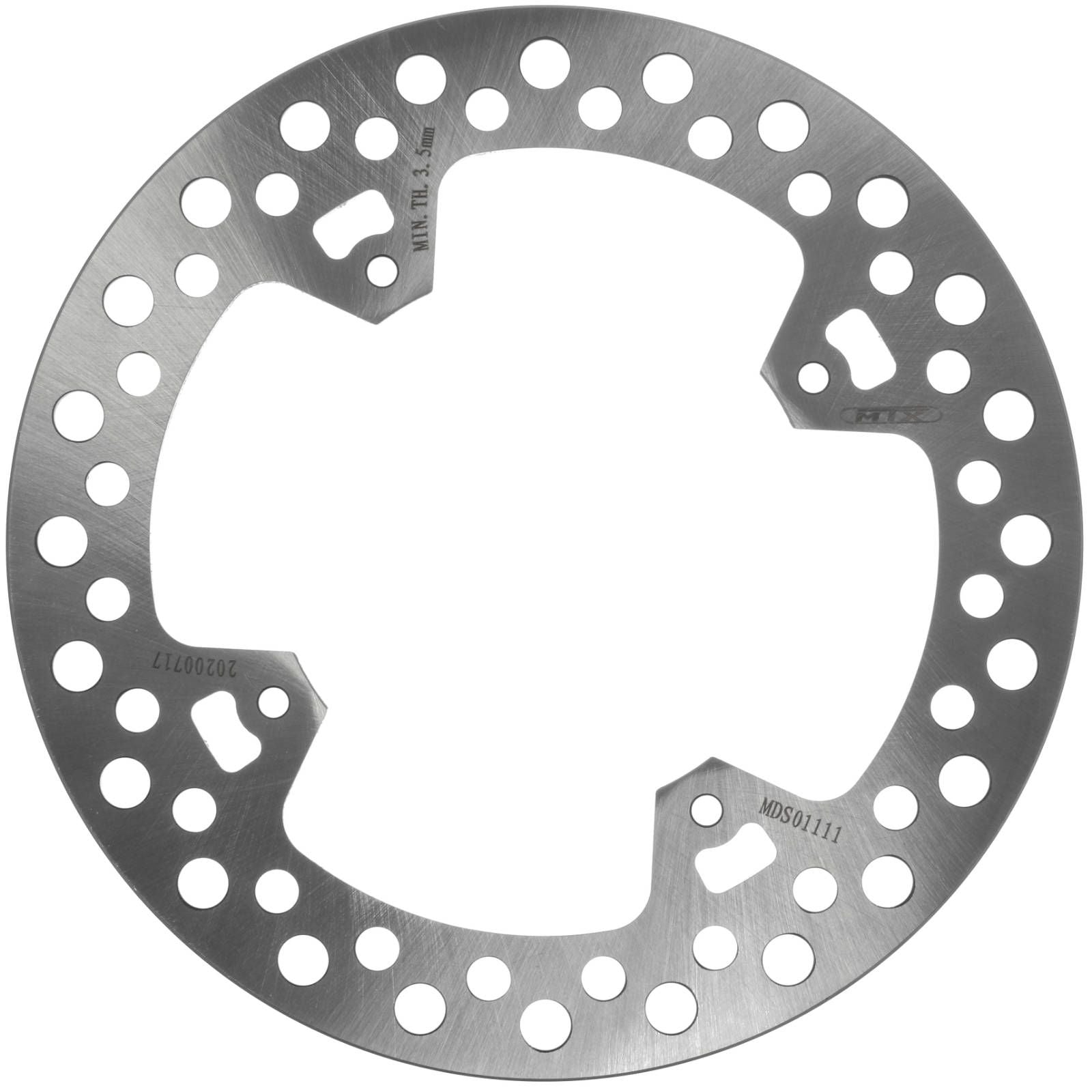 New MTX Brake Disc Rotor Solid Type - Rear #MDS01111 | Australian Moto Spares
