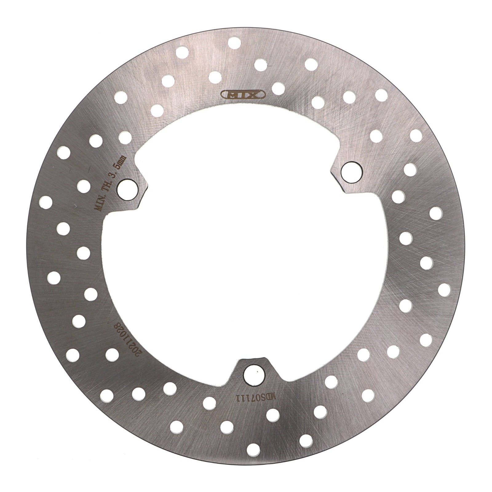 New MTX Brake Disc Rotor Solid Type - Rear #MDS07111