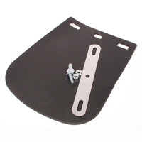 New WHITES Mud Flap Black PVC Small #MFS