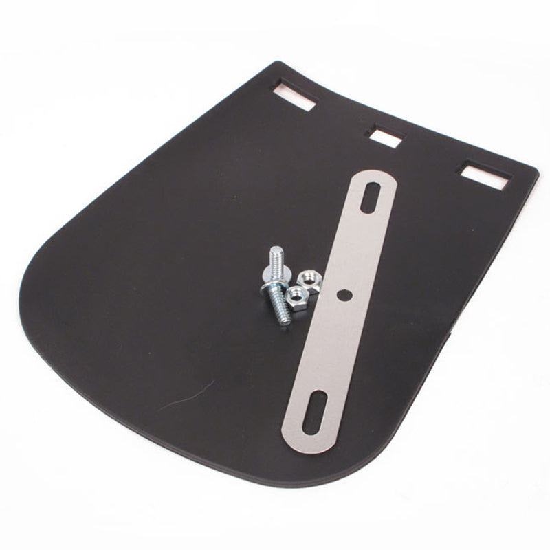 New WHITES Mud Flap Black PVC Small #MFS