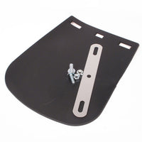 New WHITES Mud Flap Black PVC Small #MFS