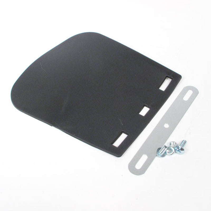 New WHITES Mud Flap Black PVC Small #MFS