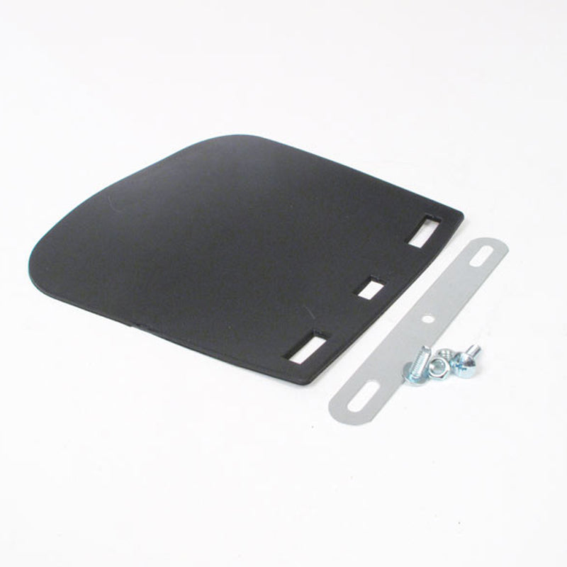 New WHITES Mud Flap Black PVC Small #MFS
