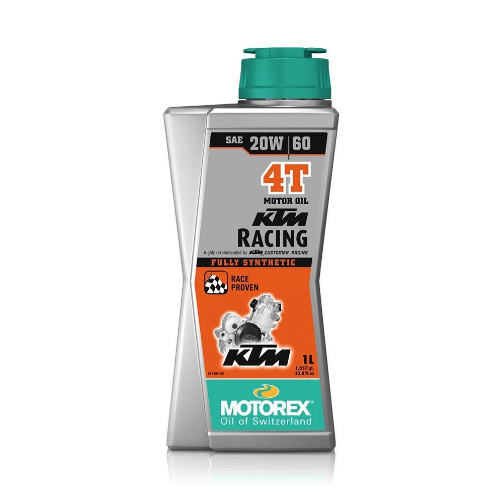 New MOTOREX 4 Stroke Oil KTM 4T 20W60 - 1 Litre MKTM4T1