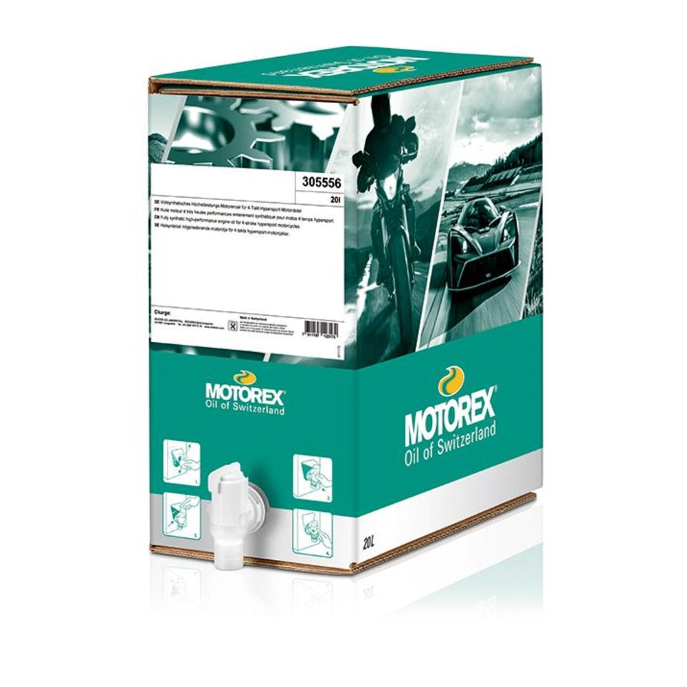 New MOTOREX 4 Stroke Oil Legend 4T 20W50 - 20 Litre Bag in Box ML4T205020
