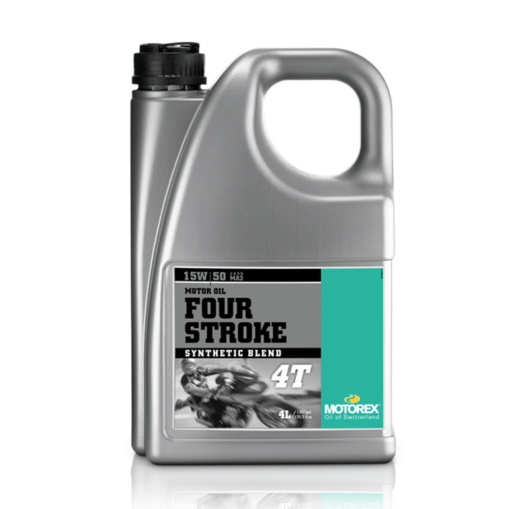 New MOTOREX 4 Stroke Oil 15W50 - 4 Litre MM4T15504