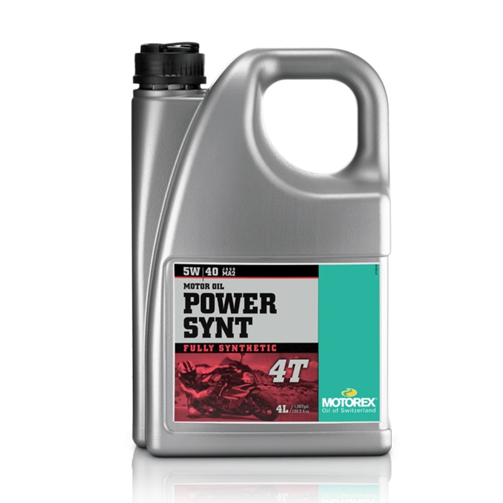 New MOTOREX 4 Stroke Oil Power Synt 4T 5W40 - 4 Litre MPSY5404