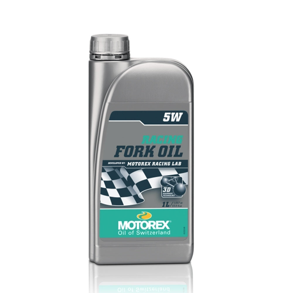 New MOTOREX Racing Heavy Fork Oil 5W - 1 Litre MRFO5W1