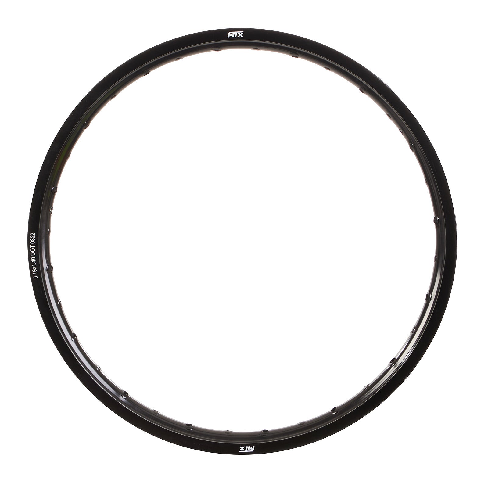 MTX PARTS Motorcycle MTX Rim 7075 T6 Alloy - 19x1.40 32H - Black #MRRIM1914032B1 | Australian Moto Spares