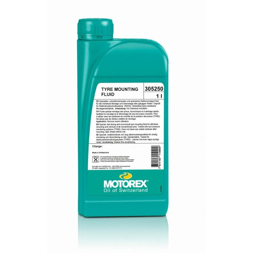 New MOTOREX Economical Tyre Mounting Fluid - 1 Litre MTMF1